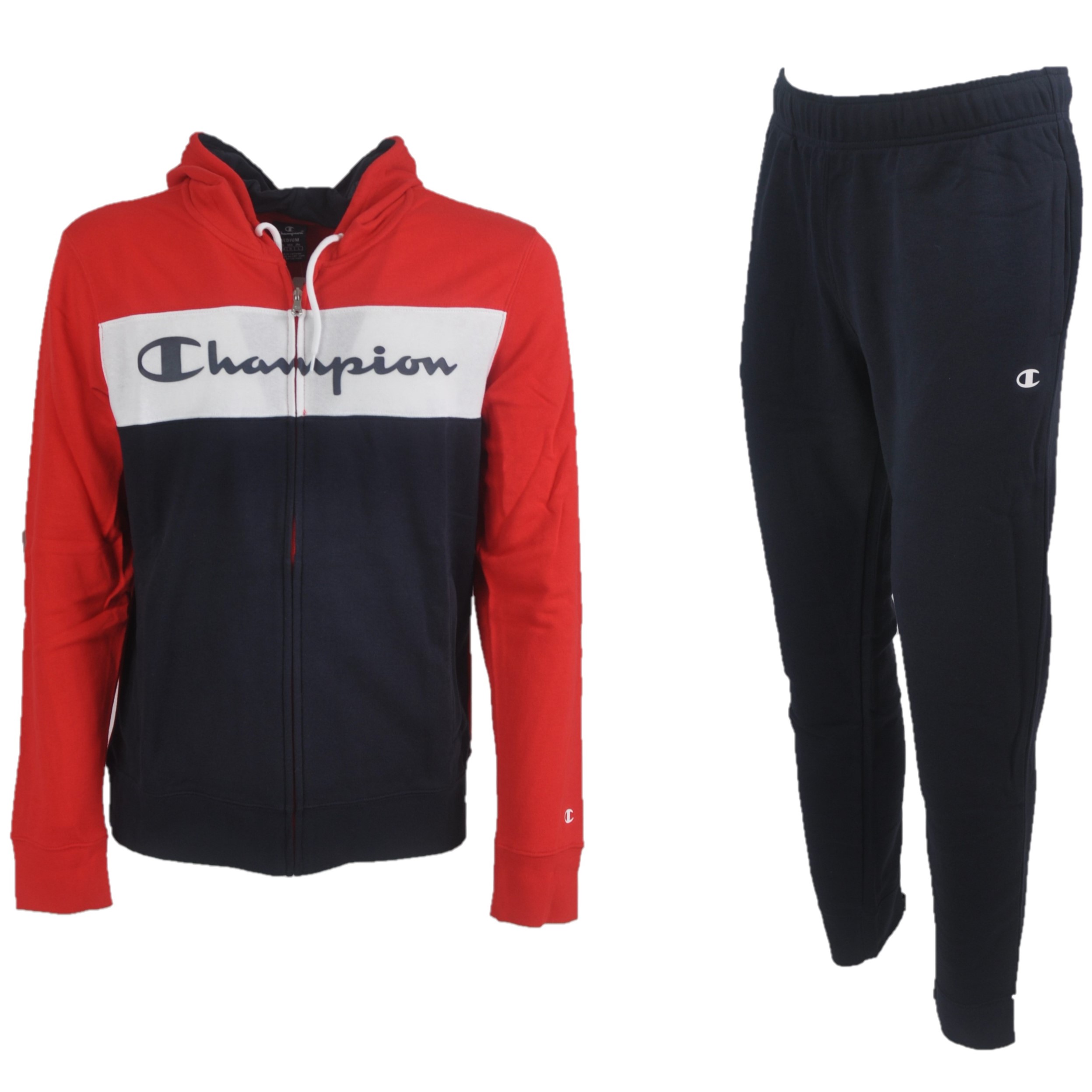 Спортивный костюм чемпион. Zip Suit. Champion tuta Full zip big logo da uomo.