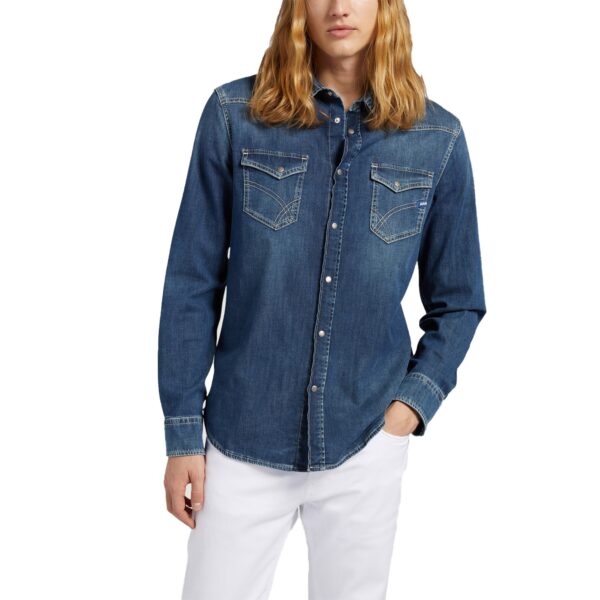 Gas camicia in jeans uomo 96682 09mu kant x
