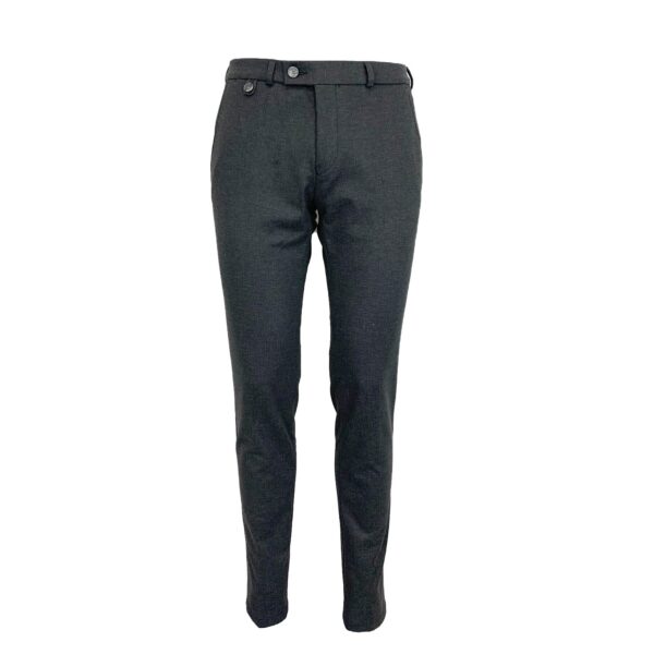 Bugatti Pantaloni Uomo Tessuto FLEXCITY A-I Art.46878 col.280 Grigio Antracite