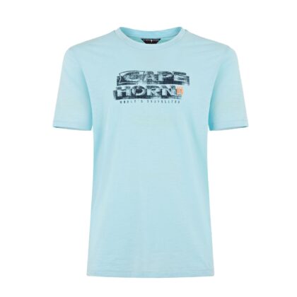 Cape horn T-Shirt Uomo in Jersey malfilè Tinto pezza in Cotone Art.41002 Cuz