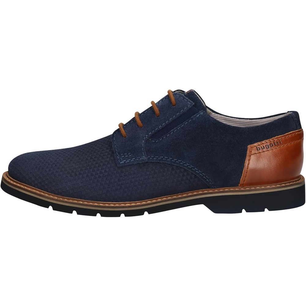 Bugatti 311-arz02, Stringata Uomo, Blu Scuro, in pelle - immagine 6