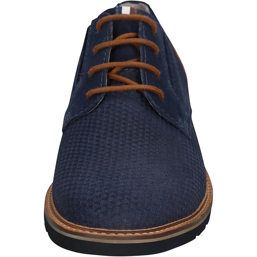 Bugatti 311-arz02, Stringata Uomo, Blu Scuro, in pelle - immagine 4