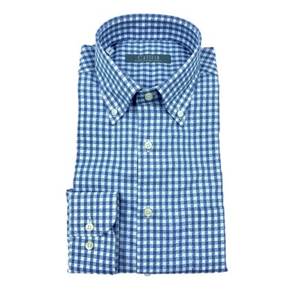 Cassera Camicia Uomo a Manica Lunga 100% Cotone Botton Down Art.5v174 MOD.Style