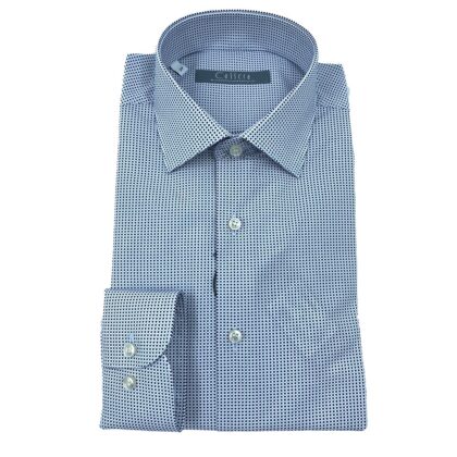 Cassera camicia uomo manica lunga 100%cotone schio mod.style