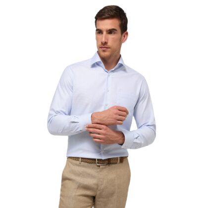 Eterna camicia no stiro 100% cotone art.3116 x169 azzurro