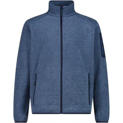 CMP Giacca in Pile da uomo in knit-tech mélange 3h60747a