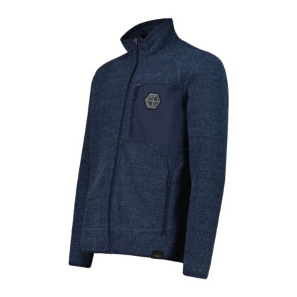 CMP Giacca in Pile da Uomo in Knit Tech Melange 35H3907