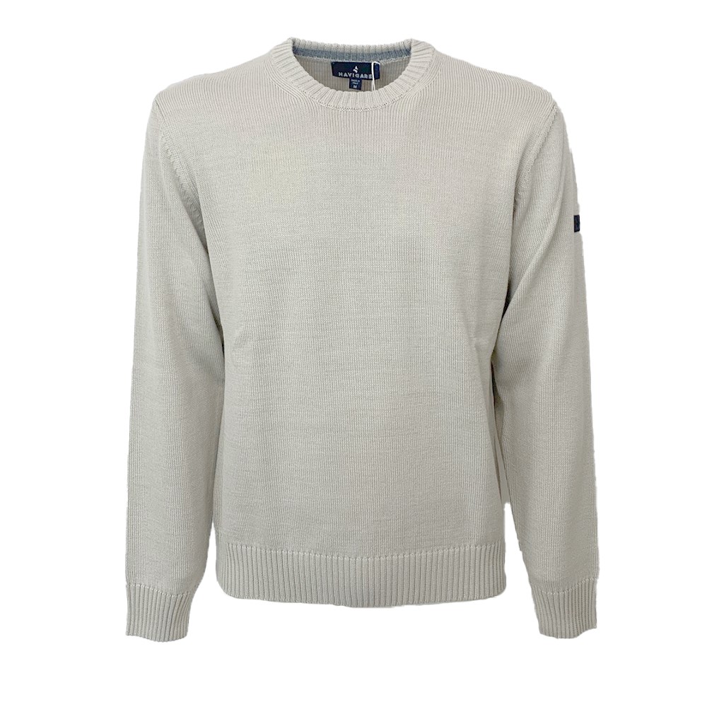 Navigare Maglione Girocollo in Misto Lana,Idrorepellente nh1051