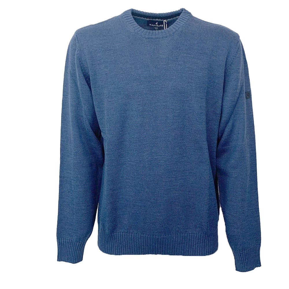 Navigare Maglione Girocollo in Misto Lana,Idrorepellente nh1051 - immagine 2