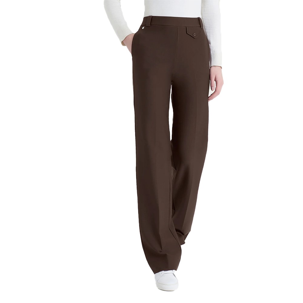 Ragno Pantalone ampio con taschino in Compact - Chocolate Torte dr22pe