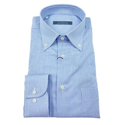 Cassera camicia uomo 100% cotone manica lunga Botton down art.01383 spata mod.style