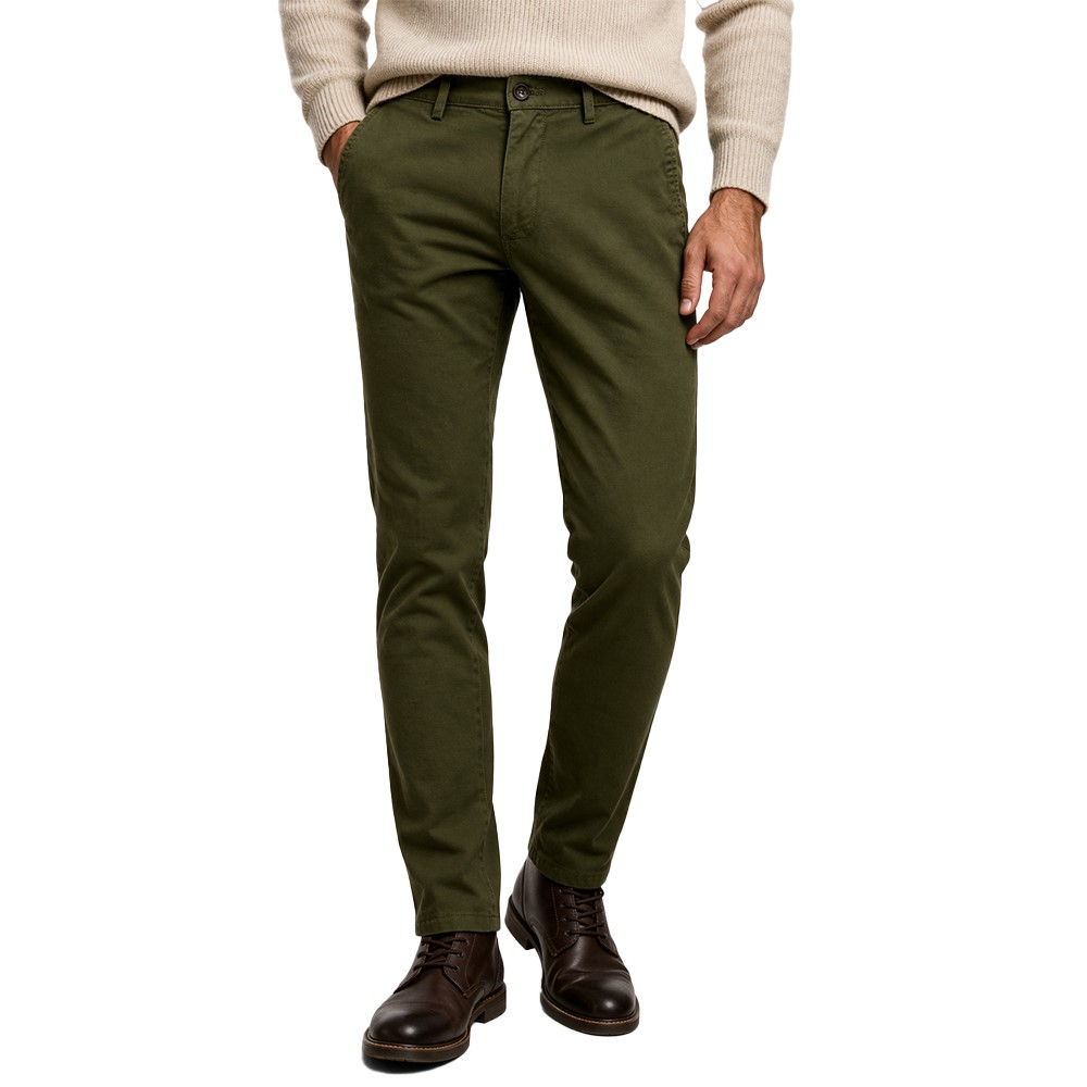 Exigo Pantaloni Uomo Slim Fit, Chino Stretch, Casual Elegante MOD.Giulio 230 - immagine 4