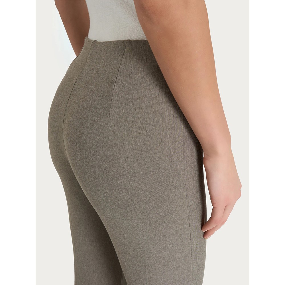 Ragno Pantalone a sigaretta con spacchetti in Compact Autunno-inverno de72ps 178m glace melange - immagine 2