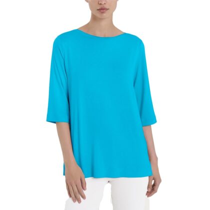 Ragno Maglietta con manica 3/4 in misto viscosa dn12tw