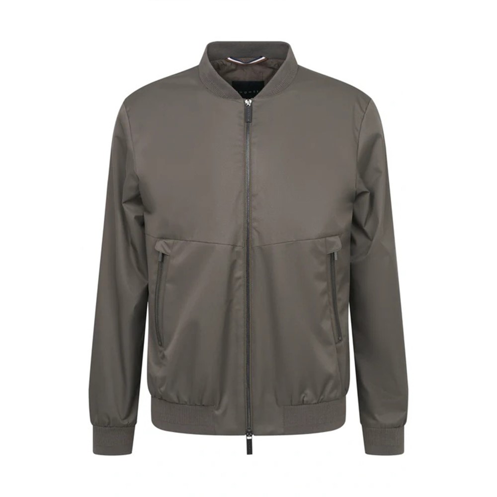 Bugatti Blouson con colletto college color talpa 11012-178200