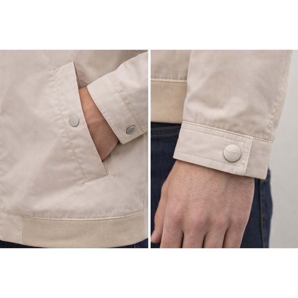 Bugatti Blouson in cotone con collo alto e tasche a filetto oblique 11041 - immagine 10