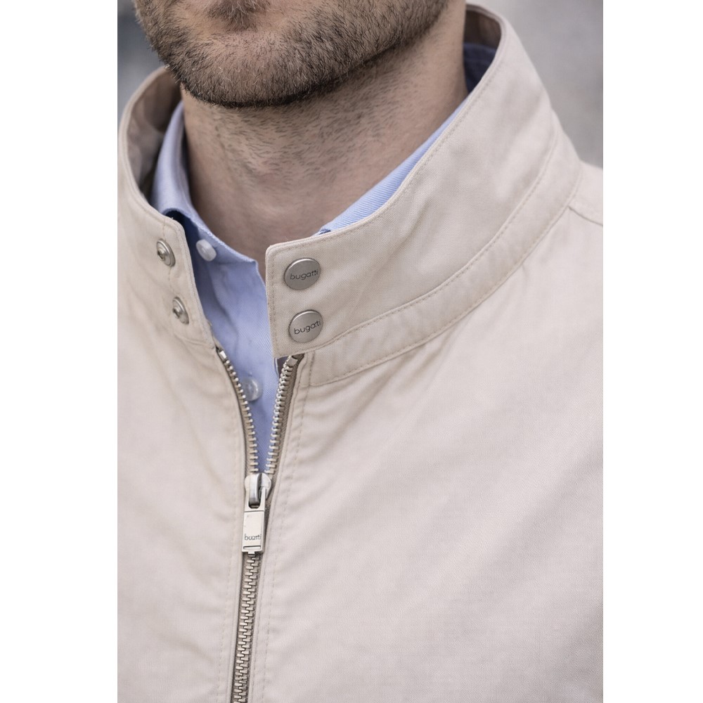 Bugatti Blouson in cotone con collo alto e tasche a filetto oblique 11041 - immagine 9