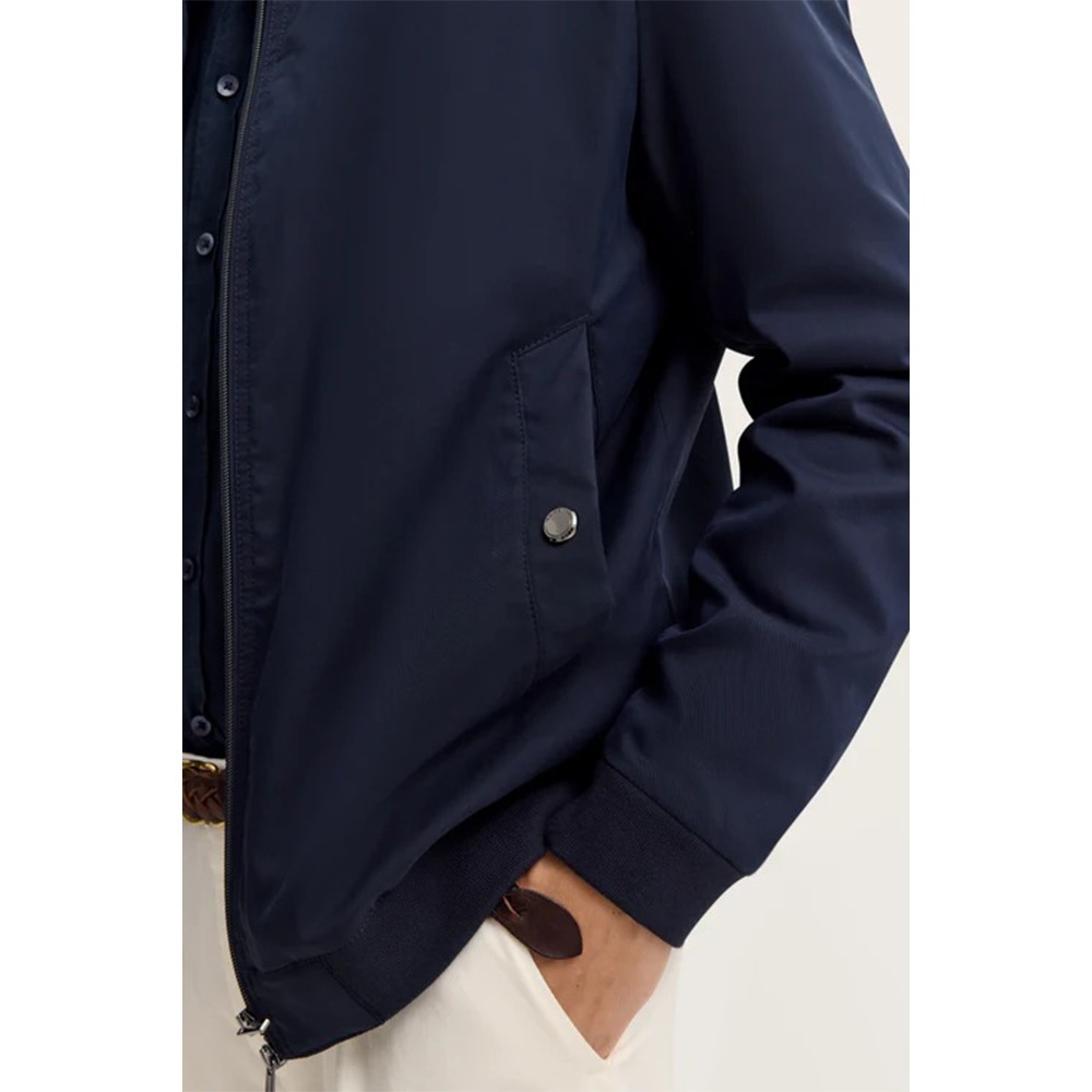 Bugatti Blouson in cotone con collo alto e tasche a filetto oblique 11041 - immagine 7