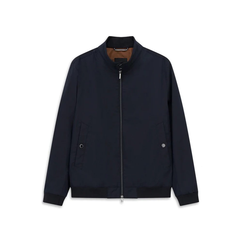 Bugatti Blouson in cotone con collo alto e tasche a filetto oblique 11041 - immagine 4