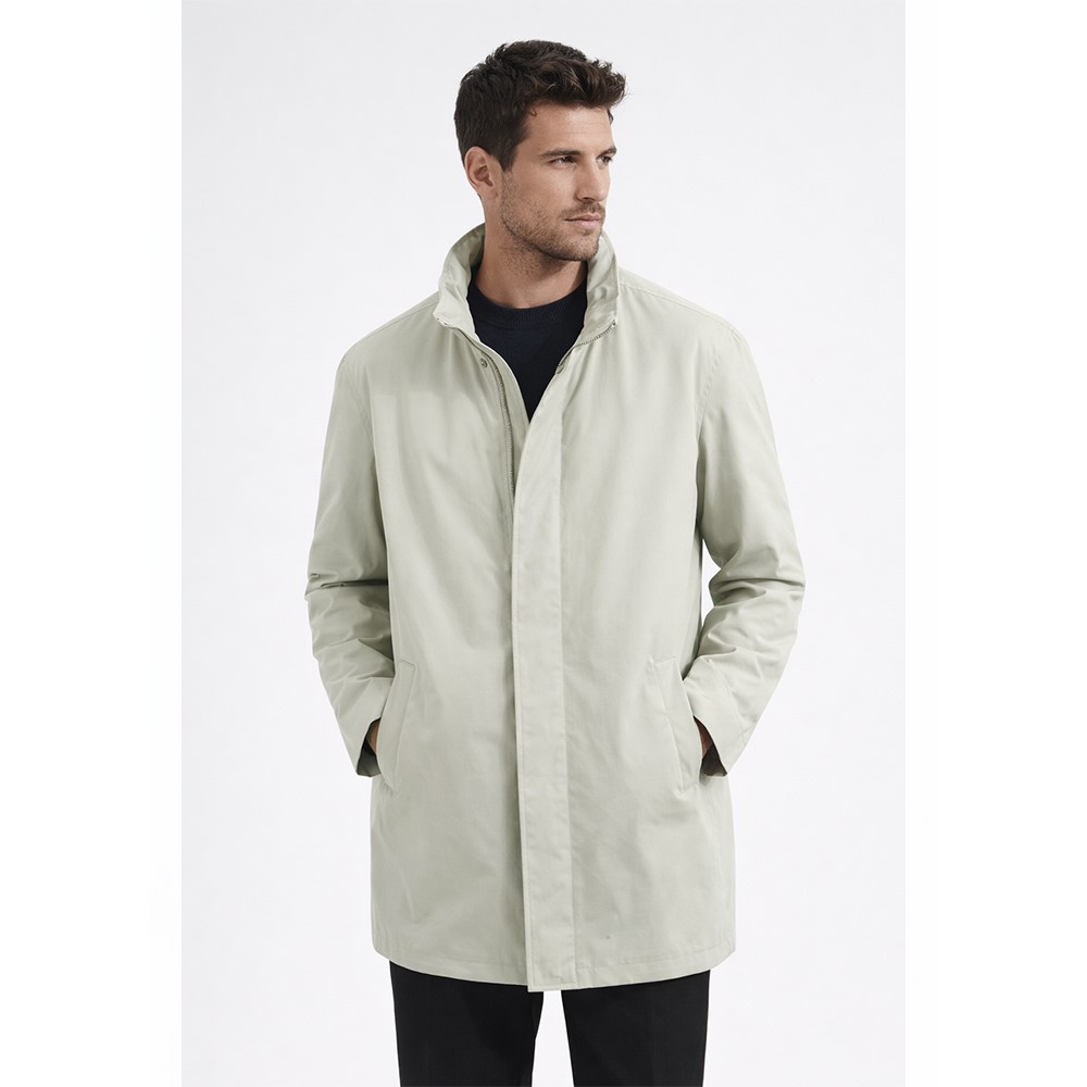Bugatti Spolverino uomo lunghezza 3/4 verde chiaro 11032-133400 - immagine 2