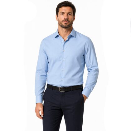 Cassera camicia uomo manica lunga 100% cotone 01641 filafil mod.style