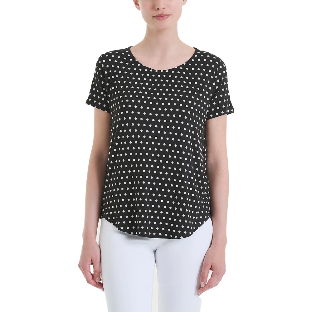 Ragno Maglietta con manica corta e dots in Viscosa Summer dp99t7 - immagine 5