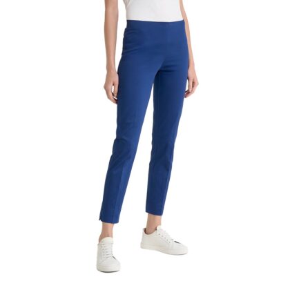 Ragno Pantalone capri con spacchetti in Satin Power d926py P-E - 516 Blueberry