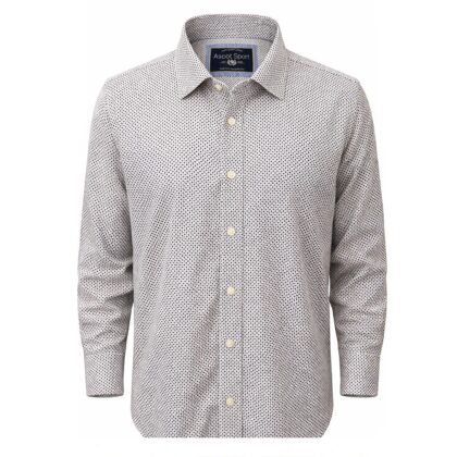 Ascot Sport Camicia 100% cotone in Microfantasia 15369-229