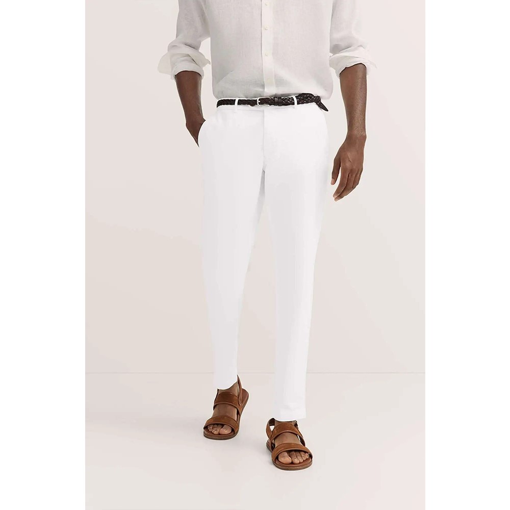 Bugatti Pantaloni da Uomo in Cotone, Stile Chino stretch Taglio Dritto 76108c-4380 - immagine 6