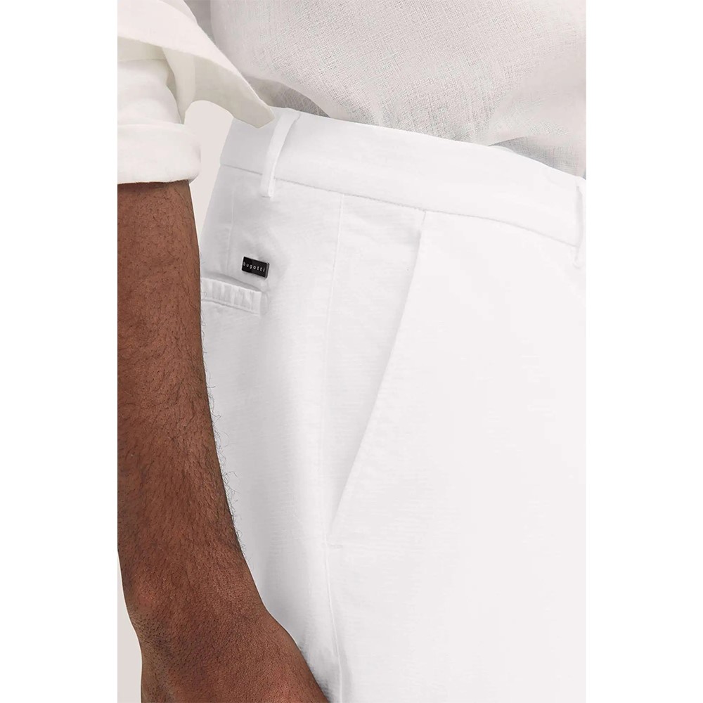 Bugatti Pantaloni da Uomo in Cotone, Stile Chino stretch Taglio Dritto 76108c-4380 - immagine 4