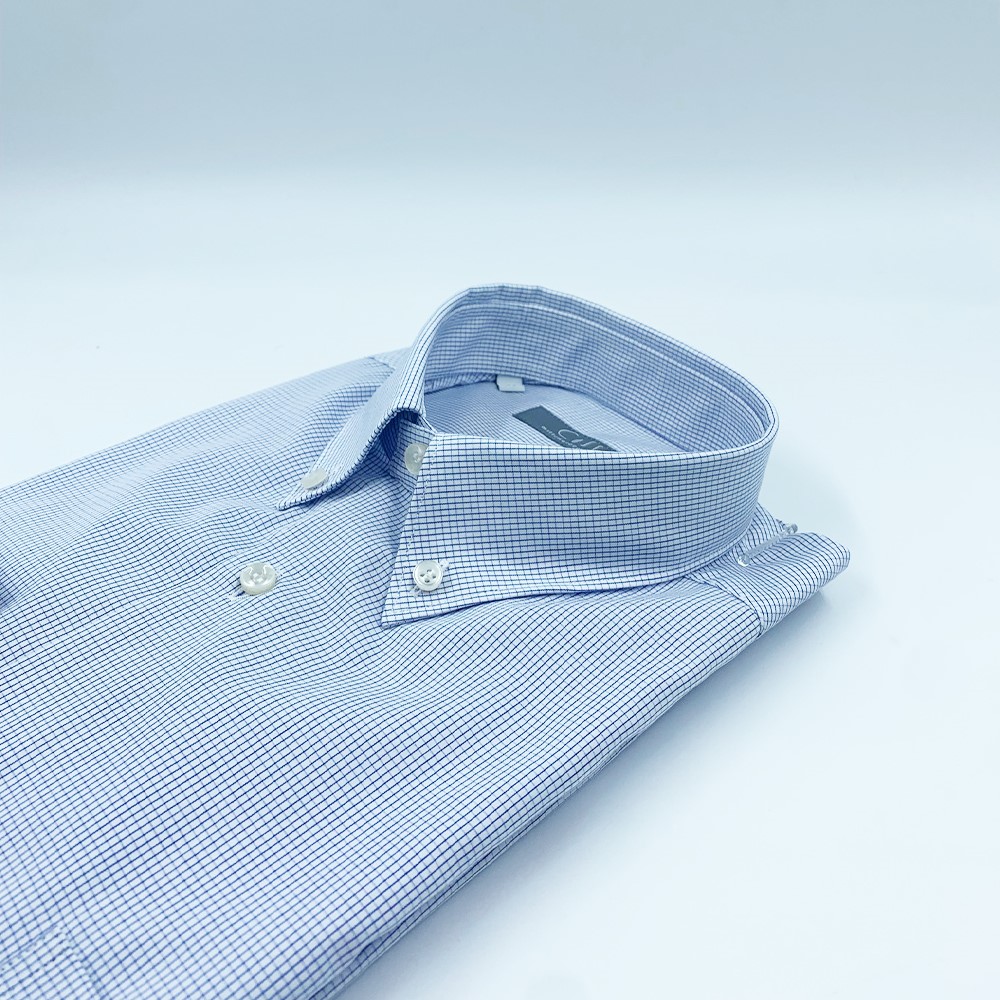 Cassera camicia uomo 100%cotone botton down mod.free e style 5r207 - immagine 2