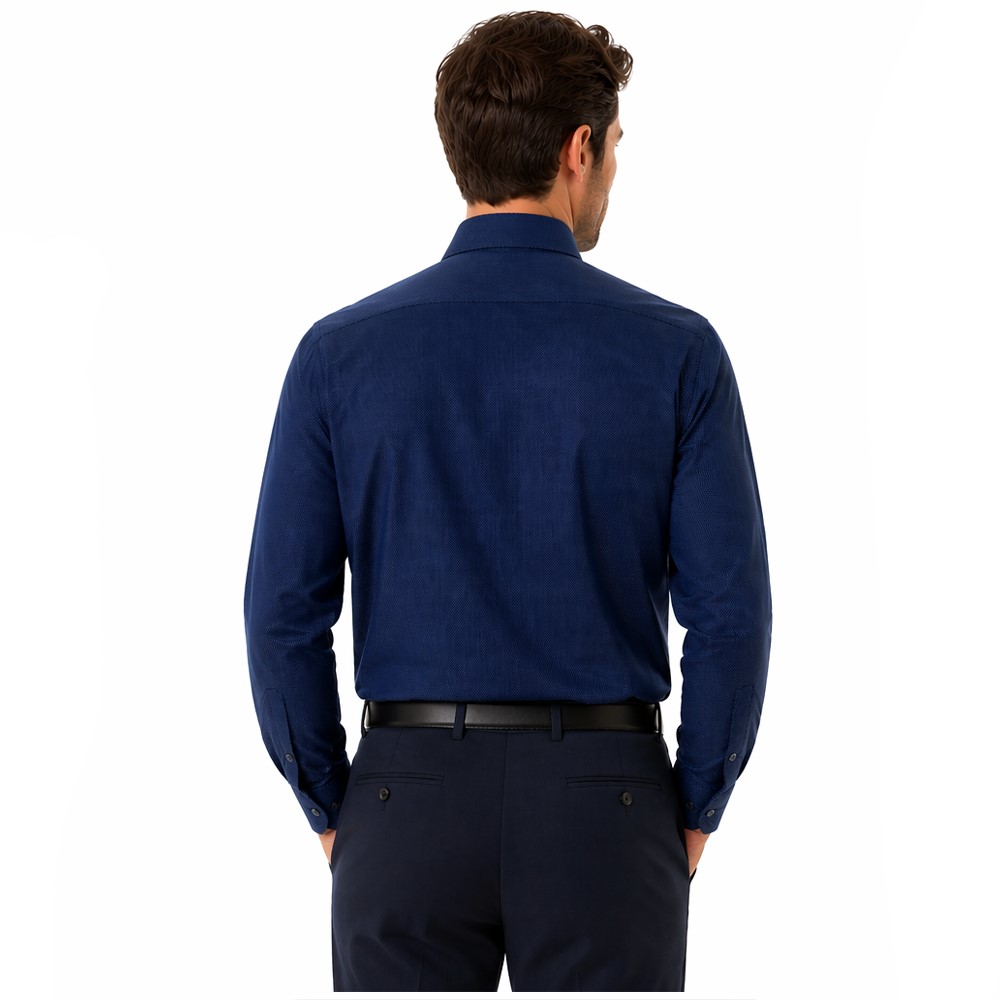 Cassera camicia uomo manica lunga 100% cotone gualtier 5w152 mod.free - immagine 4