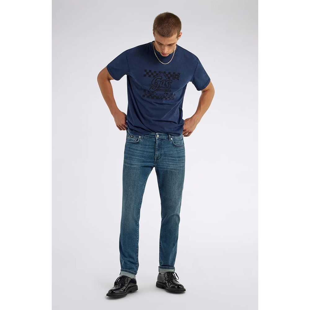 Gas jeans leggero stretch slim fit albert 62md - immagine 3