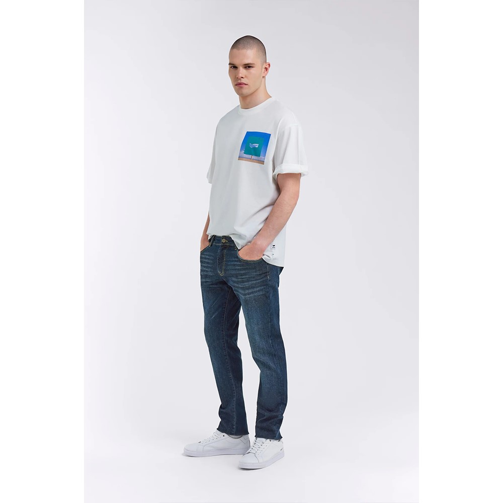 Gas jeans stretch albert simple rev 62md denim 11oz - immagine 5