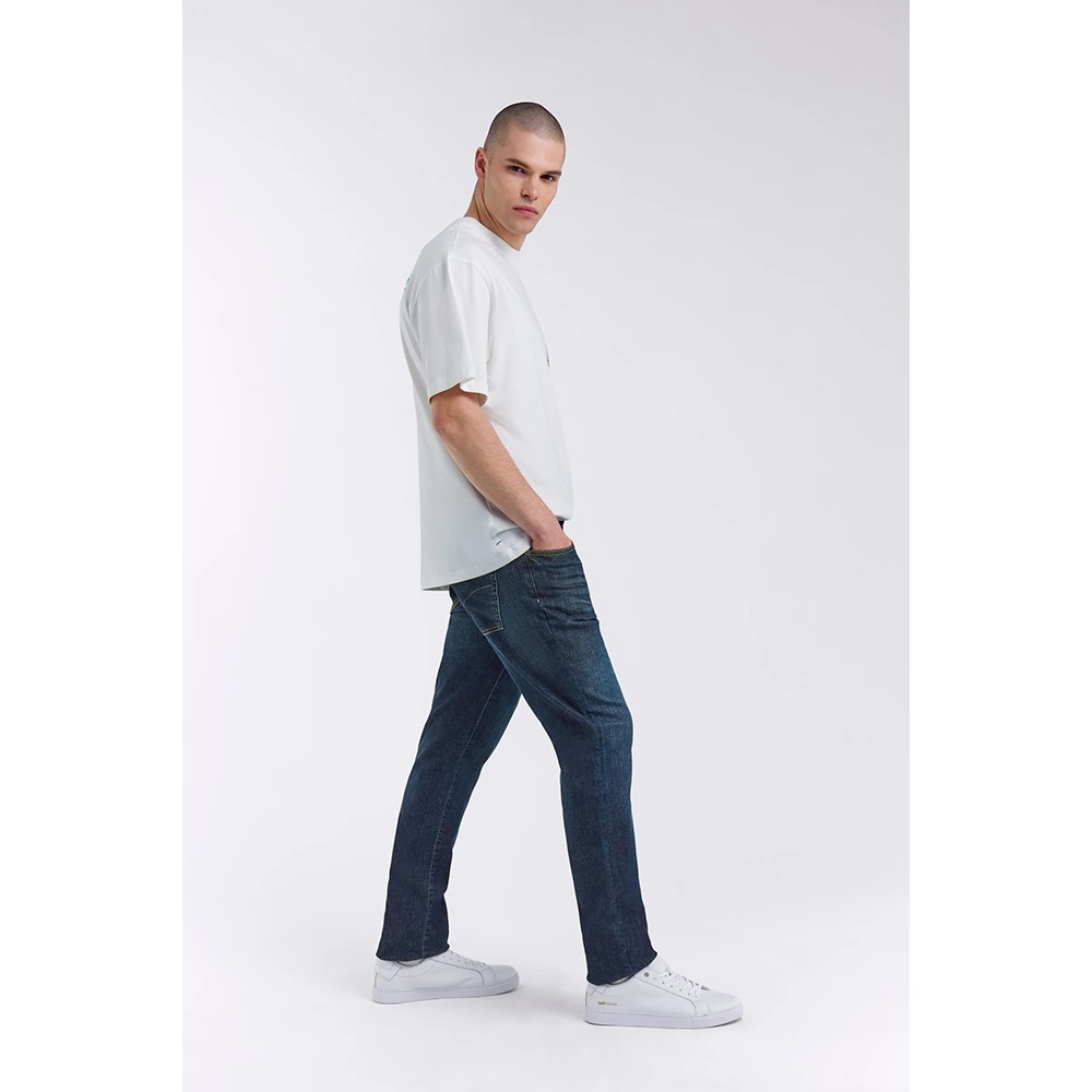 Gas jeans stretch albert simple rev 62md denim 11oz - immagine 4