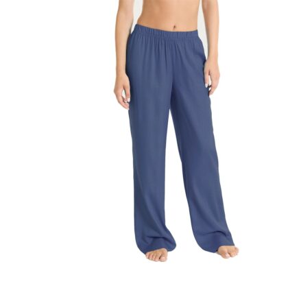Ragno Pantaloni donna in Viscosa con elastico in vita e gamba ampia ds54pe