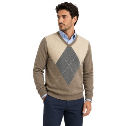 Sporting Mare maglione scollo v in lana MADE IN ITALY Art.3280/60