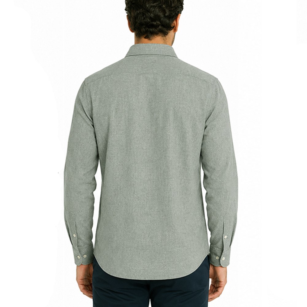 Ascot Sport Camicia Uomo 55% Lino 45% Cotone, Manica Lunga, Regular Fit, 15362-229 - immagine 6