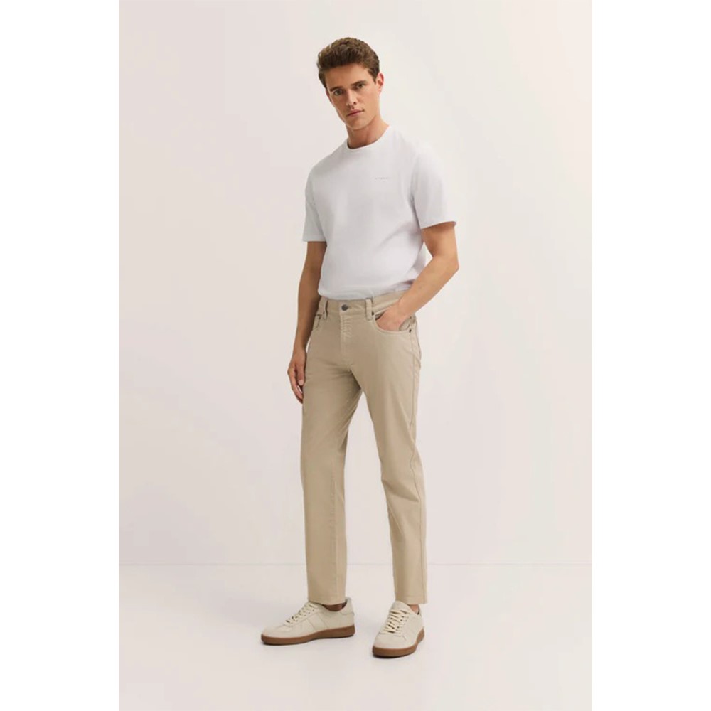 Bugatti Pantaloni 5 tasche Stretch P-E 16645E-3278D beige - immagine 5