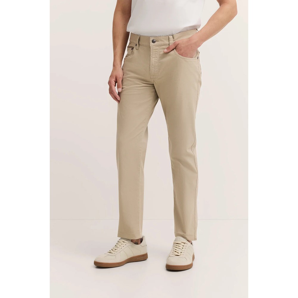 Bugatti Pantaloni 5 tasche Stretch P-E 16645E-3278D beige - immagine 2