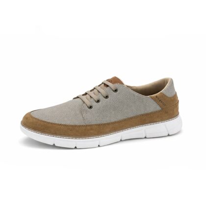 Bugatti Sneaker Casual uomo in Tessuto Traspirante ASR02 BEIGE