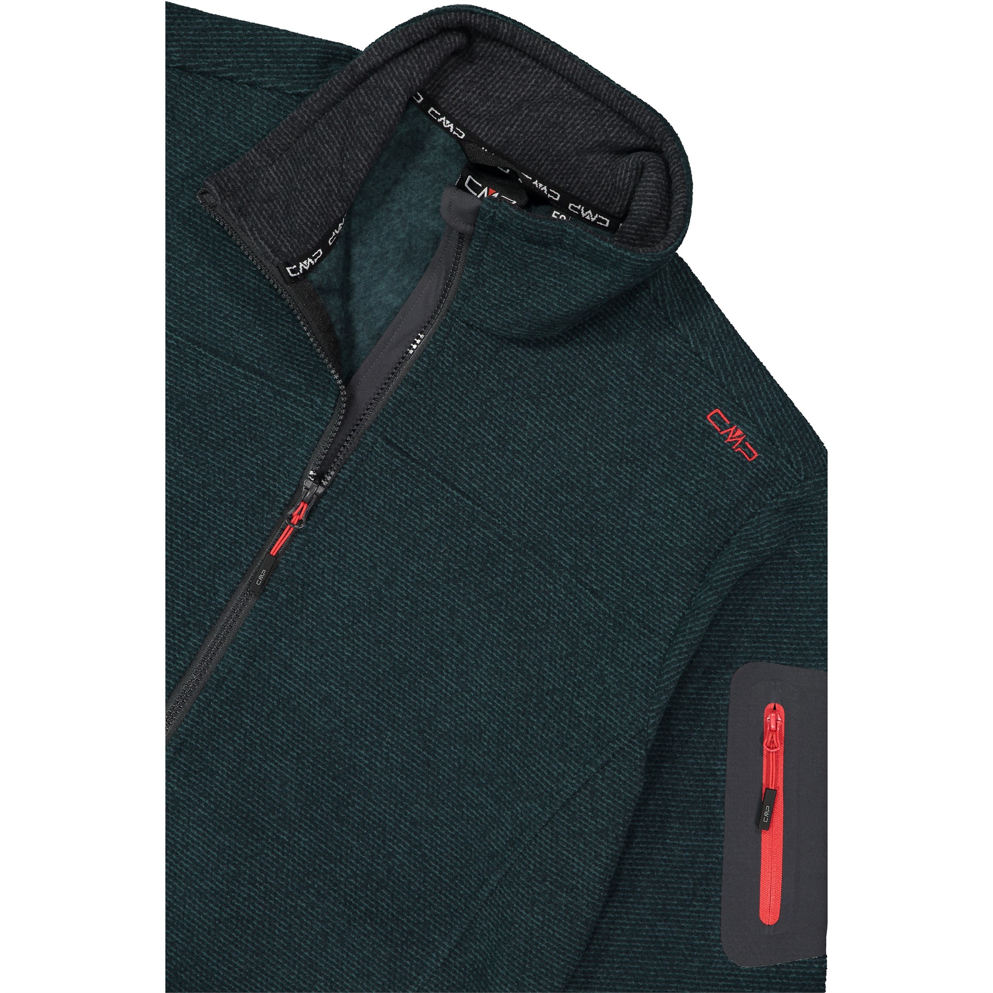 CMP Pile da uomo knit-tech Jacquard con motivo a rombo 38H2237 - immagine 9