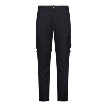 CMP Pantaloni zip off con tasconi laterali stretch da uomo 31T5627 u423 antracite