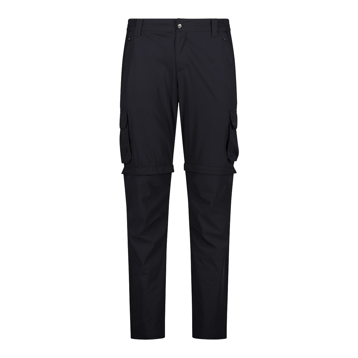 CMP Pantaloni zip off con tasconi laterali stretch da uomo 31T5627 u423 antracite