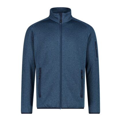 CMP Pile Knit-tech con mesh da uomo P-E 30H5887-16LT OCEAN B.BLUE