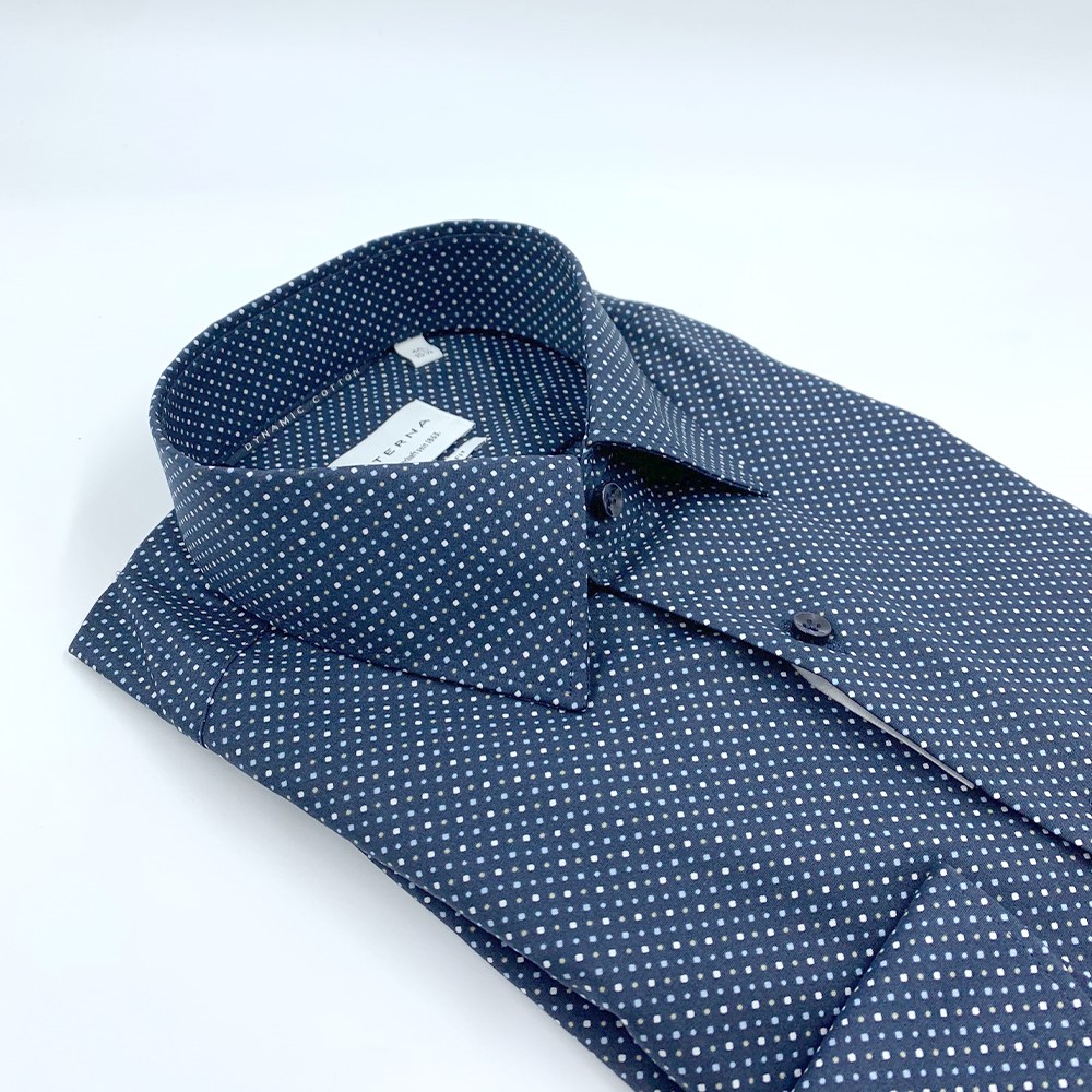 ETERNA Camicia No Stiro 100% cotone Modern Fit 1363-x181 - immagine 3