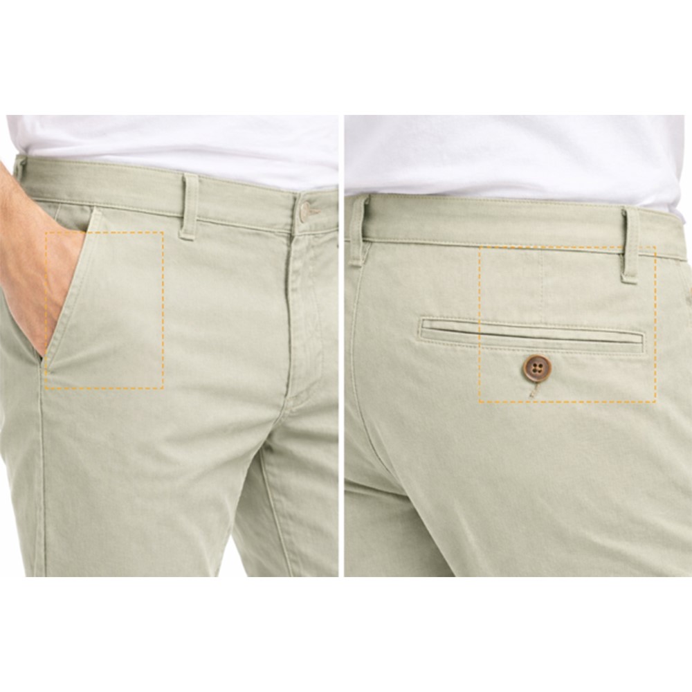Exigo Pantaloni Stretch Slim Fit P-E Chino 1026131 MADE IN ITALY - immagine 6