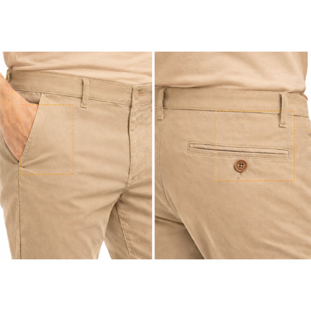 Exigo Pantaloni Stretch Slim Fit P-E Chino 1026131 MADE IN ITALY - immagine 4