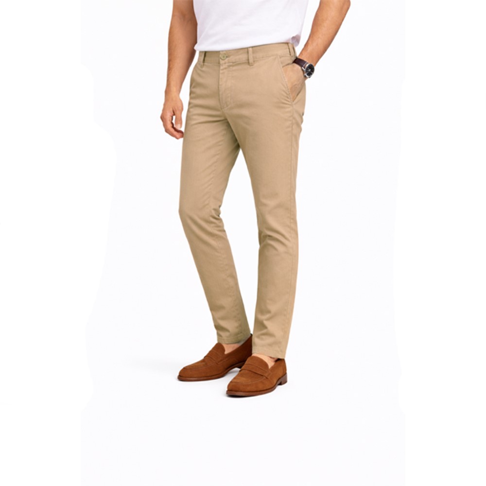 Exigo Pantaloni Stretch Slim Fit P-E Chino 1026131 MADE IN ITALY - immagine 2