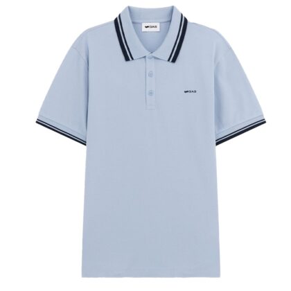 Gas Polo Uomo Manica Corta b0376 Ralph/s Stripes con Logo